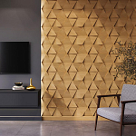 Гипсовая 3D панель с принтографией PM-49 варинант исполнения - 1 | Loft Concept в Костроме