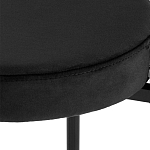 Табурет с мягким круглым сиденьем RIO Black варинант исполнения - 3 | Loft Concept в Костроме