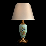 Настольная лампа голубая с изображением птиц Slip Away варинант исполнения - 2 | Loft Concept в Костроме