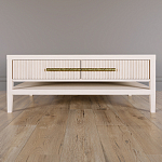 Кофейный стол Primo с двумя ящиками Светлый дуб варинант исполнения - 2 | Loft Concept в Костроме