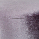 Пуф фиолетовый велюр на золотом металлическом основании Golden Belt варинант исполнения - 4 | Loft Concept в Костроме