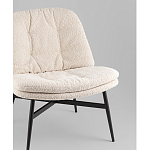 Кресло лаунж Tail молочный варинант исполнения - 2 | Loft Concept в Костроме