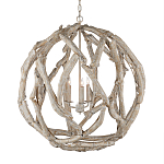 Люстра круглая в виде веток деревьев Natural Driftwood варинант исполнения - 1 | Loft Concept в Костроме