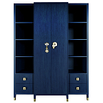 Большой шкаф с витриной Elsa Dreams Blue варинант исполнения - 7 | Loft Concept в Костроме