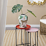 Ваза из фарфора с ручной росписью Leopard Collection  варинант исполнения - 6 | Loft Concept в Костроме