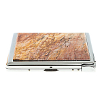 Портсигар на 10 сигарет с газовой зажигалкой из натурального камня Авантюрин Stone Cigarettes Cases варинант исполнения - 5 | Loft Concept в Костроме