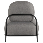 Кресло в серой рогожке  COLOR BLOCK варинант исполнения - 4 | Loft Concept в Костроме