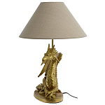 Настольная лампа с абажуром Дракон Golden Dragon Lamp Beige варинант исполнения - 2 | Loft Concept в Костроме