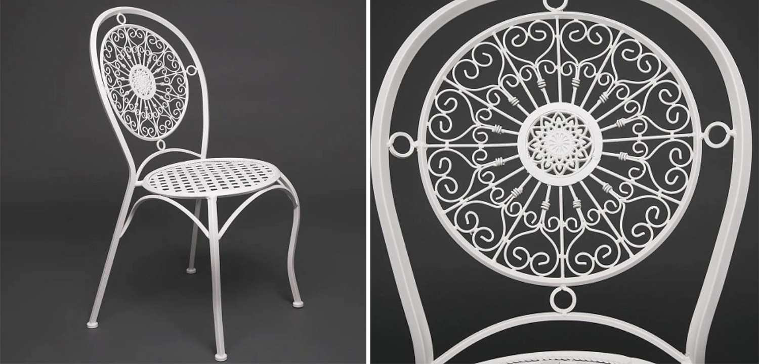 Стул Forged Patterns Anita White Стул Forged Patterns Anita White - Loft-Concept в Костроме