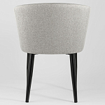 Мягкое кресло на металлических ножках Shaggy Grey варинант исполнения - 4 | Loft Concept в Костроме