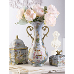 Ваза фарфоровая с попугаями Gaya варинант исполнения - 9 | Loft Concept в Костроме