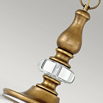 Люстра подвесная цвета латунь с прозрачным овальным стеклянным плафоном Hinkley варинант исполнения - 8 | Loft Concept в Костроме