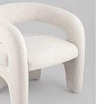 Кресло дизайнерское для лаунж зоны жемчужного цвета Pearl Lounge варинант исполнения - 4 | Loft Concept в Костроме