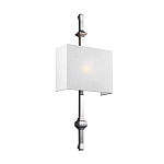 Бра с прямоугольным тканевым абажуром белого цвета Feiss варинант исполнения - 1 | Loft Concept в Костроме