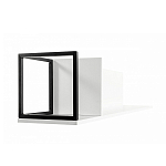 Полка навесная белая открытая Strict Lines  варинант исполнения - 4 | Loft Concept в Костроме