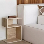 Дизайнерский журнальный стол фигурный с полками Gulip варинант исполнения - 2 | Loft Concept в Костроме