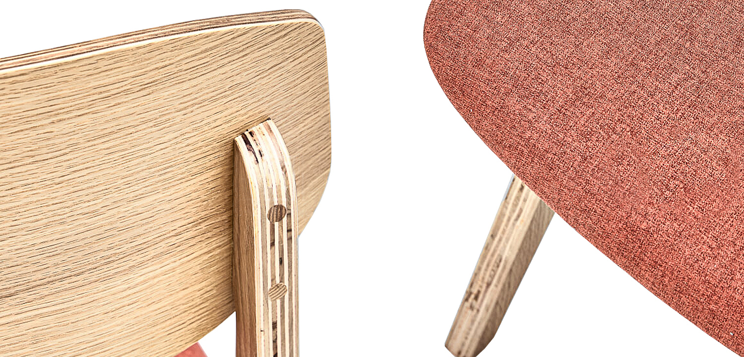 Стул Ailde Stool coral Стул Ailde Stool coral - Loft-Concept в Костроме
