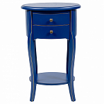 Синяя тумба на фигурных ножках Shelby варинант исполнения - 1 | Loft Concept в Костроме