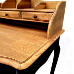 Стол-бюро из массива березы с 5-ю ящиками в стиле прованс Vintage варинант исполнения - 4 | Loft Concept в Костроме