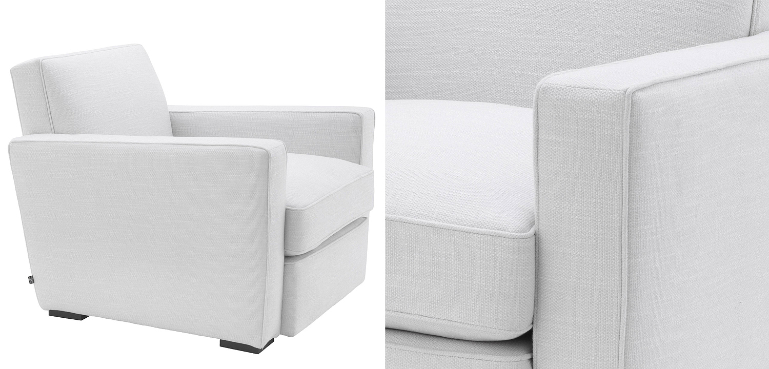 Кресло Eichholtz Chair Edmond white Кресло Eichholtz Chair Edmond white - Loft-Concept в Костроме