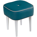 Квадратный мягкий пуф на белых ножках Winton Pouf Square варинант исполнения - 13 | Loft Concept в Костроме