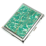 Портсигар с газовой зажигалкой из натурального камня Амазонит Stone Cigarettes Cases варинант исполнения - 6 | Loft Concept в Костроме