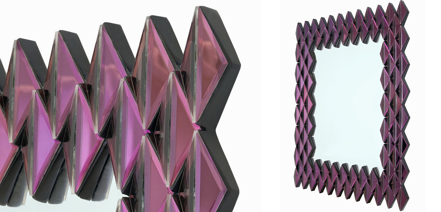 Зеркало Purple Rhombuses Mirror Зеркало Purple Rhombuses Mirror - Loft-Concept в Костроме