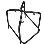 Барный стул со спинкой и подлокотниками на 4-х металлических ножках Douglas Rhombus Серый Велюр варинант исполнения - 6 | Loft Concept в Костроме