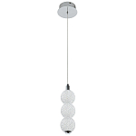 Подвесной светодиодный светильник Crystal Globule Hanging Lamp Chrome варинант исполнения - 2 | Loft Concept в Костроме