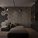 Гипсовая 3D Панель M-52 варинант исполнения - 1 | Loft Concept в Костроме