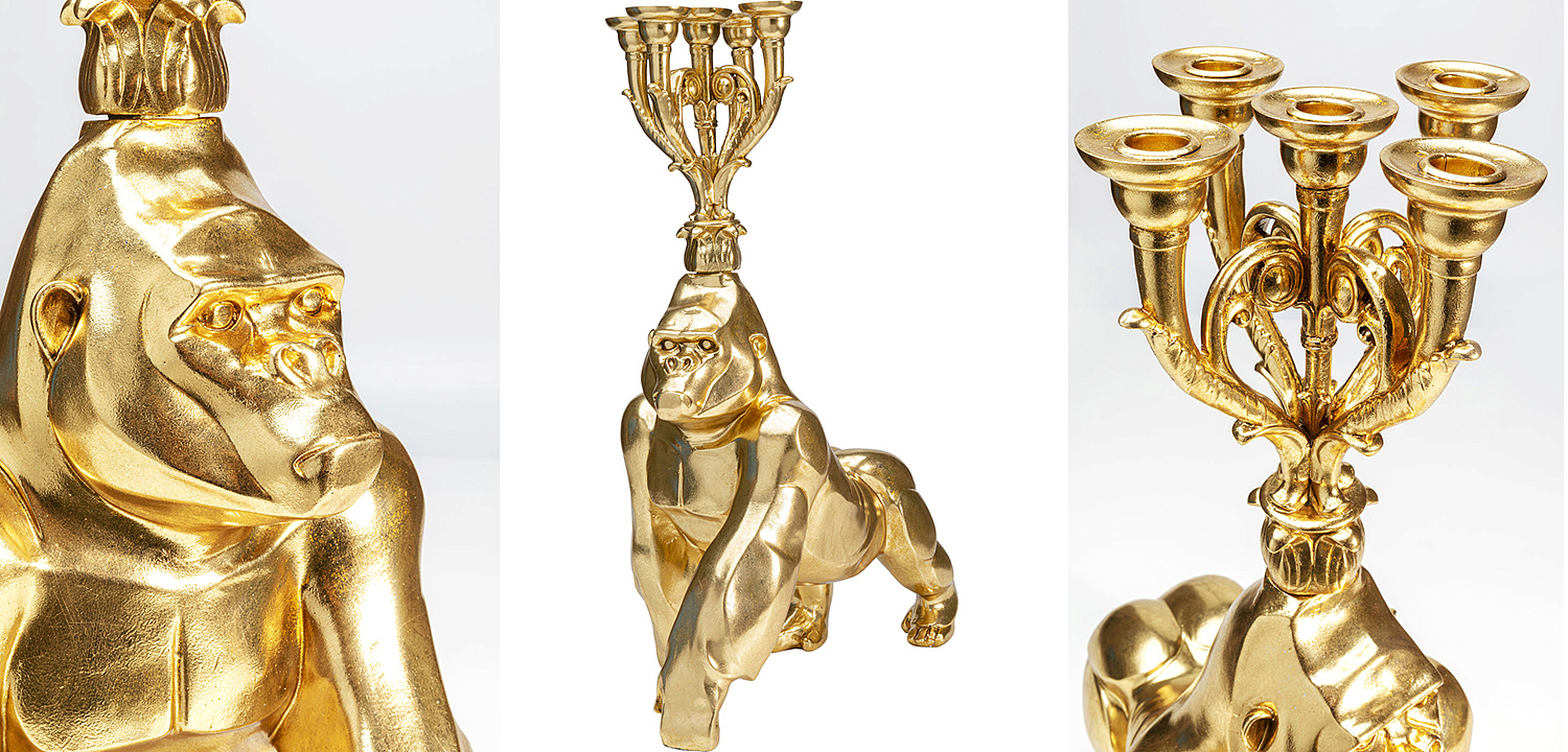 Подсвечник Golden Gorilla Подсвечник Golden Gorilla - Loft-Concept в Костроме