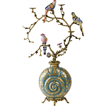 Бронзовый подсвечник Птичий рай Flora варинант исполнения - 1 | Loft Concept в Костроме