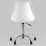 Офисный стул на металлическом основании EGGERY White варинант исполнения - 5 | Loft Concept в Костроме