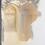 Встраиваемый в стену гипсовый светильник под покраску в античном стиле Antiquity Athena варинант исполнения - 9 | Loft Concept в Костроме