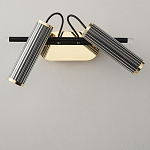 Бра с двумя цилиндрическими плафонами на магнитном креплении Bronze Concert варинант исполнения - 3 | Loft Concept в Костроме