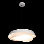 Подвесной светильник круглый белого цвета из металла Vita Cuna варинант исполнения - 4 | Loft Concept в Костроме