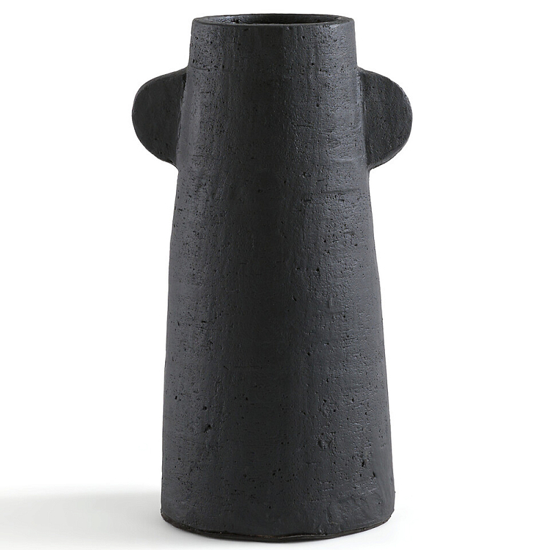 Ваза Serené Ceramic Vase Черная Черный Ваза Serené Ceramic Vase Черная Черный в Костроме | Loft Concept