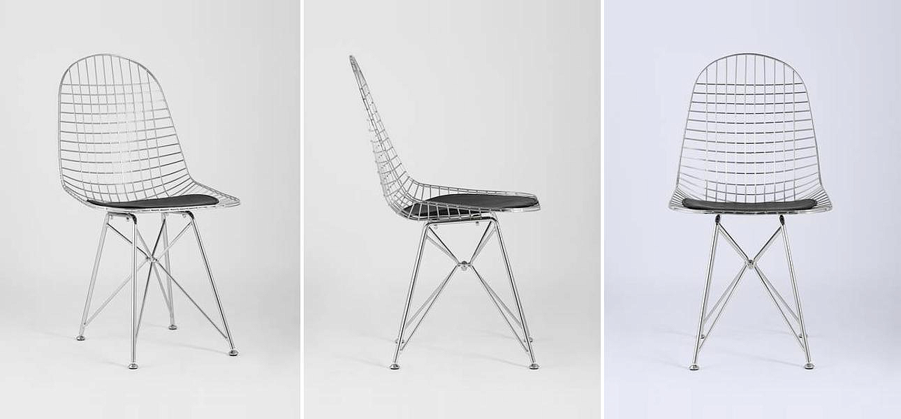 Стул Bertoia S Chair Хромированный Металл Стул Bertoia S Chair Хромированный Металл - Loft-Concept в Костроме