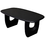 Кофейный стол из массива акации Veras Coffee Table Black варинант исполнения - 1 | Loft Concept в Костроме