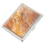 Портсигар на 10 сигарет с газовой зажигалкой из натурального камня Авантюрин Stone Cigarettes Cases варинант исполнения - 1 | Loft Concept в Костроме