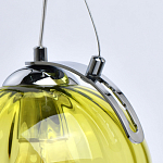 Люстра линейная с 5-ю разноцветными стеклянными плафонами Kaleido варинант исполнения - 9 | Loft Concept в Костроме