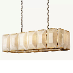 Люстра с абажуром из прямоугольных мраморных панелей Calling to Shine варинант исполнения - 3 | Loft Concept в Костроме