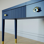 Туалетный стол - Трельяж Elsa Dreams Blue 120 см варинант исполнения - 3 | Loft Concept в Костроме