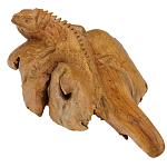 Статуэтка из дерева игуана Animals of the World варинант исполнения - 4 | Loft Concept в Костроме