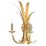 Бра с каркасом в виде пучка золотых перьев Bunch of Feathers варинант исполнения - 2 | Loft Concept в Костроме