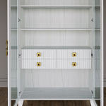 Дизайнерский шкаф витрина Elsa Dreams White с 4-мя ящиками варинант исполнения - 6 | Loft Concept в Костроме