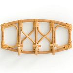 Настенная вешалка из ротанга Willa Wall Hanger S варинант исполнения - 2 | Loft Concept в Костроме