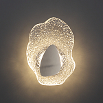 Бра с рельефным волнообразным стеклянным плафоном и вставкой из мрамора Liquid Stone варинант исполнения - 9 | Loft Concept в Костроме