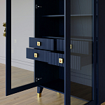 Дизайнерский шкаф витрина Elsa Dreams Blue с 4-мя ящиками варинант исполнения - 8 | Loft Concept в Костроме