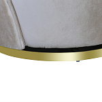 Кресло вращающееся велюровое кремовое Rotation варинант исполнения - 3 | Loft Concept в Костроме